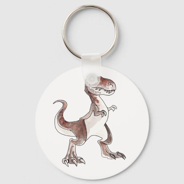 Tyrannosaurus Keychain Nyckelring (Framsida)