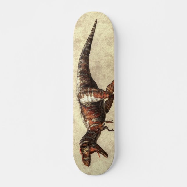 Tyrannosaurus Mini Skateboard Bräda 18,7 Cm (Framsida)
