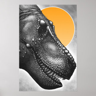 Tyrannosaurus Porträtt Poster