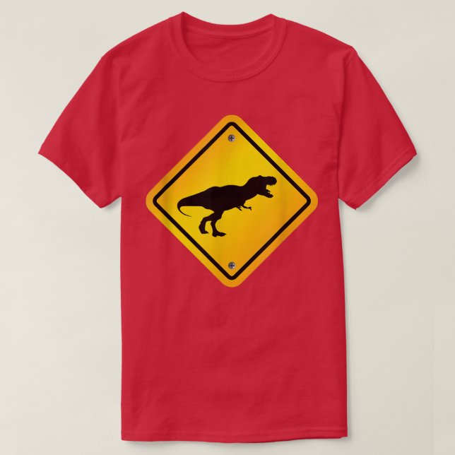 Tyrannosaurus Re Dinosaur-korsningsdesign T Shirt (Design framsida)
