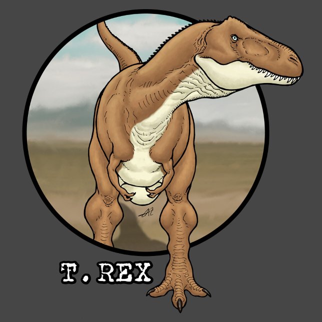 Tyrannosaurus rex #1 t shirt (Skapare uppladdad)