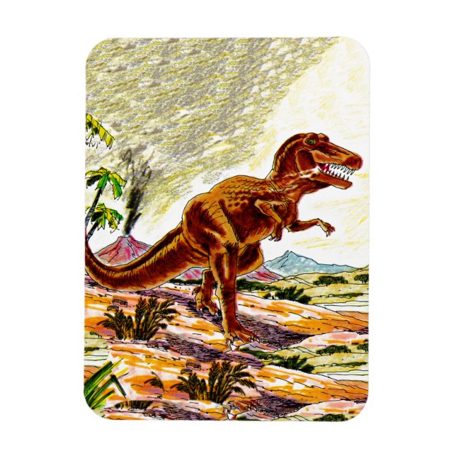 Tyrannosaurus Rex Dinosaur Magnet (Vertikal)
