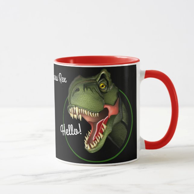 Tyrannosaurus Rex Dinosaur Mugg (Höger)