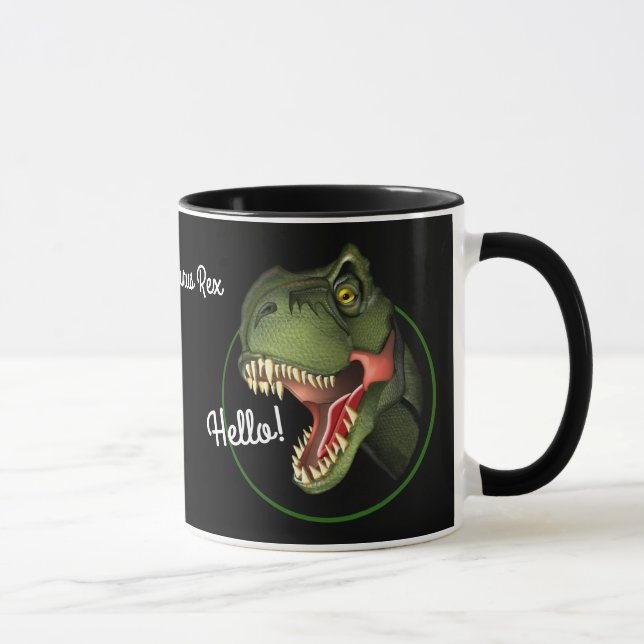 Tyrannosaurus Rex Dinosaur Mugg (Höger)