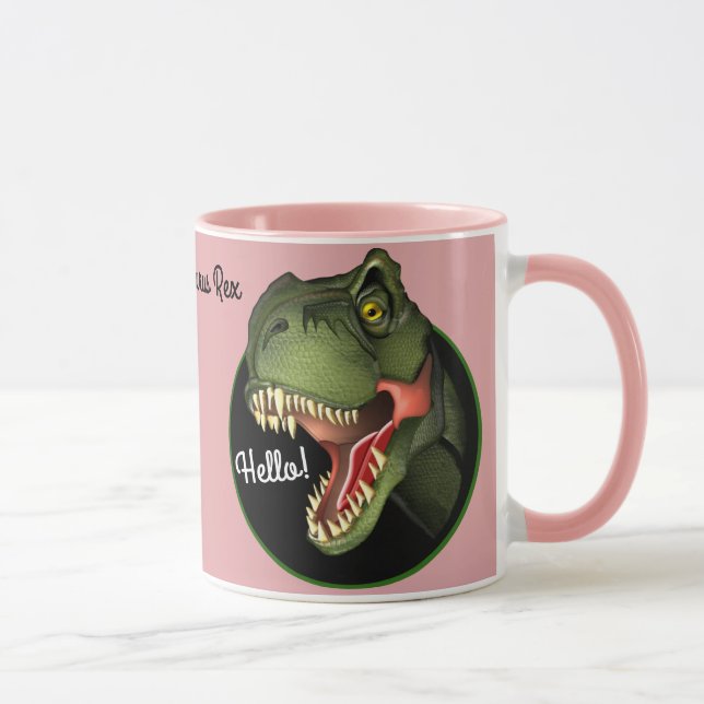 Tyrannosaurus Rex Dinosaur Mugg (Höger)