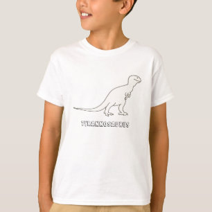Tyrannosaurus Rex disposition och ord tshirts