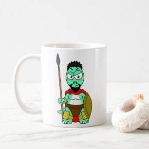 Tyrannosaurus Rex doserades som leonidas. Kaffemugg