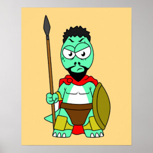 Tyrannosaurus Rex doserades som leonidas. Poster