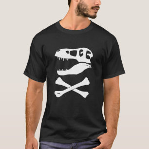 Tyrannosaurus rex Jolly Roger T-shirt