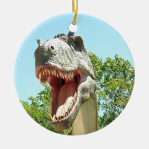 Tyrannosaurus Rex Julgransprydnad Keramik
