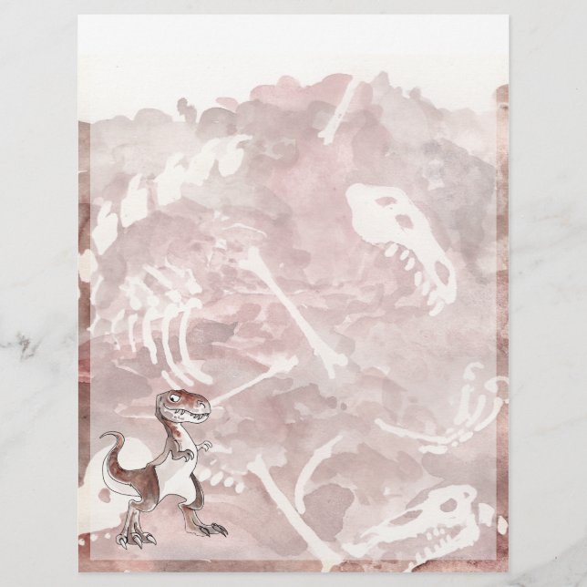 Tyrannosaurus Rex Letterhead (Framsida)