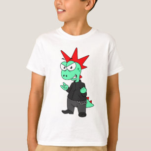 Tyrannosaurus Rex nedtryckt som en segment. T Shirt