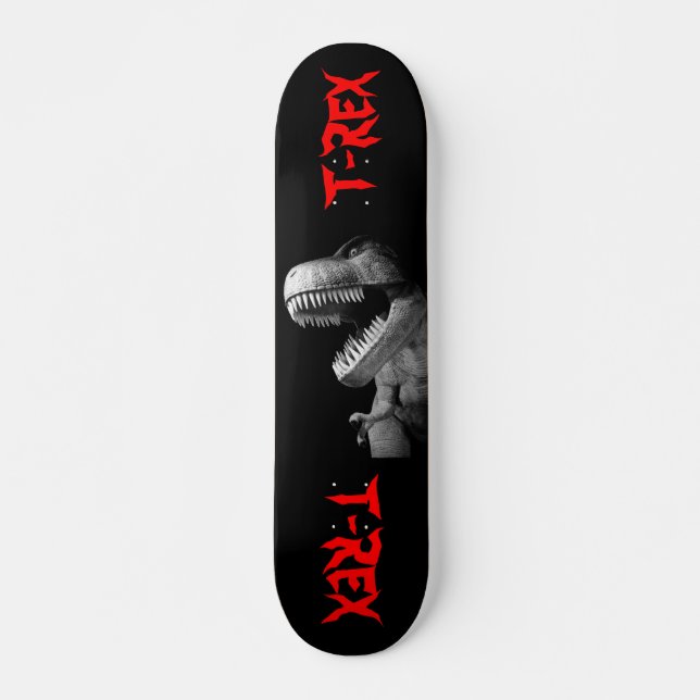 Tyrannosaurus Rex Old School Skateboard Bräda 18 Cm (Framsida)