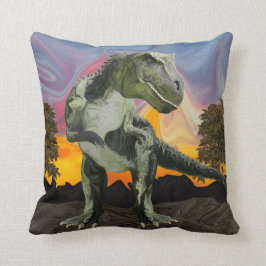 Tyrannosaurus Rex på skymningtimmen Kudde