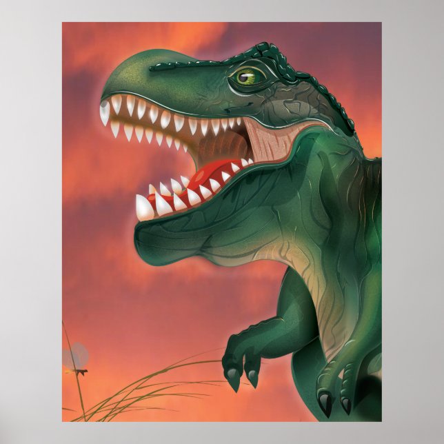 Tyrannosaurus Rex Poster (Framsidan)