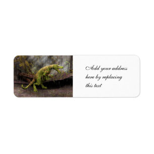 Tyrannosaurus Rex Returadress Etikett