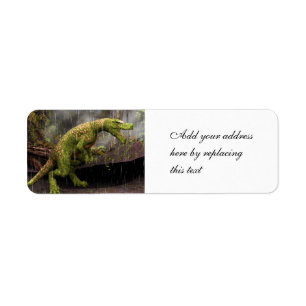 Tyrannosaurus Rex Returadress Etikett