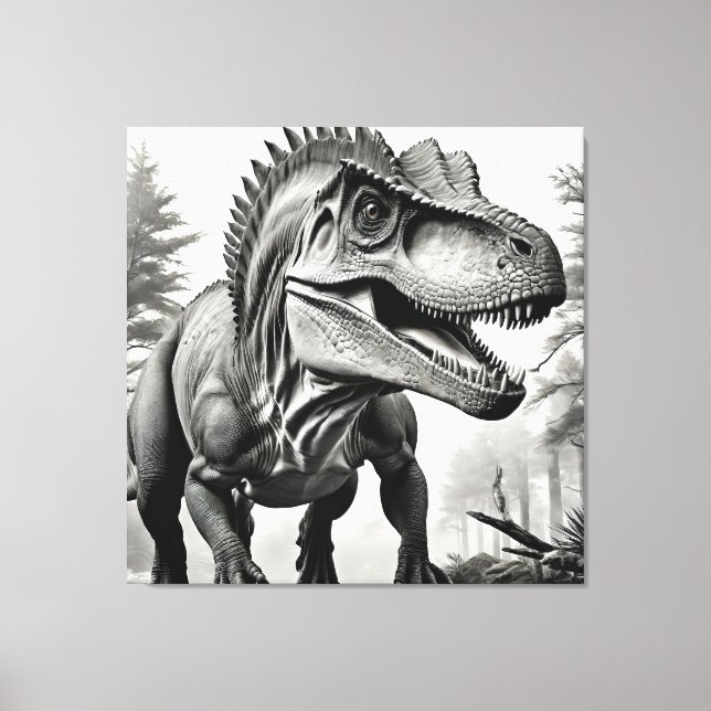 Tyrannosaurus Rex Skriv ut Novelty: T-Rex Canvastryck (Framsida)