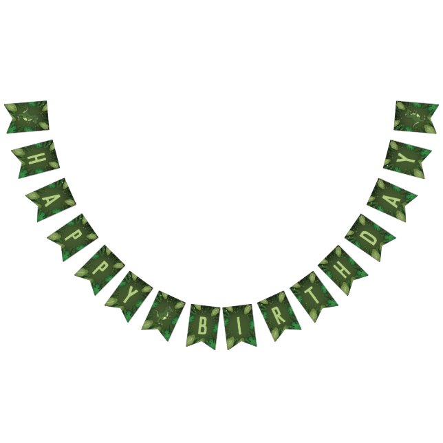 Tyrannosaurus Rex T-rex Dinosaur Grattis på födels Vimplar (Alla)