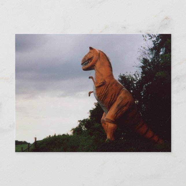 Tyrannosaurus Rex T-Rex Dinosaur-vykort - foto Vykort (Framsida)