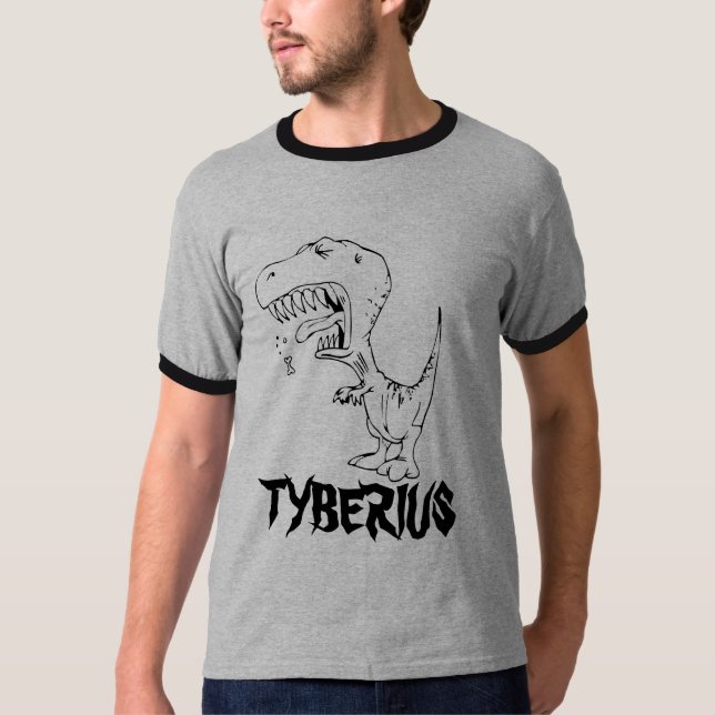 Tyrannosaurus_Rex TYBERIUS T Shirt (Framsida)