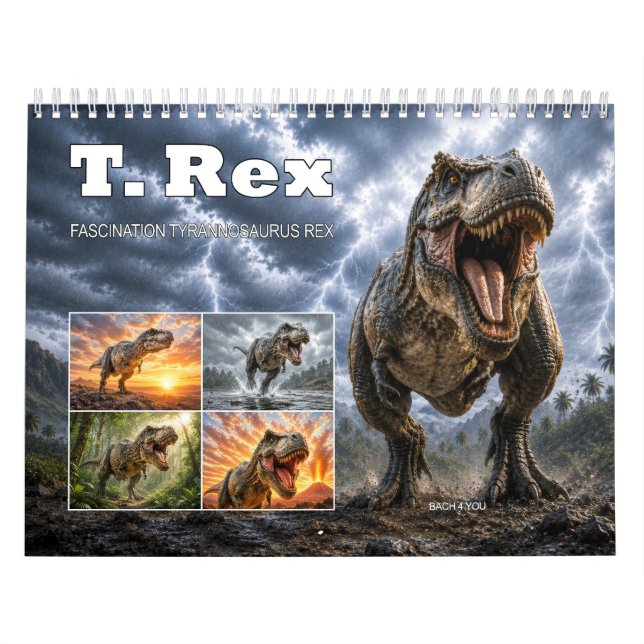 Tyrannosaurus Rex – Väggkalender Kalender (Omslag)