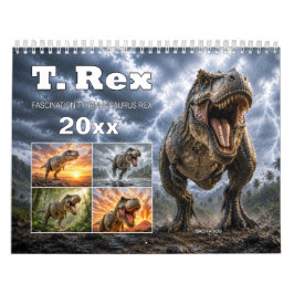 Tyrannosaurus Rex – Väggkalender Kalender