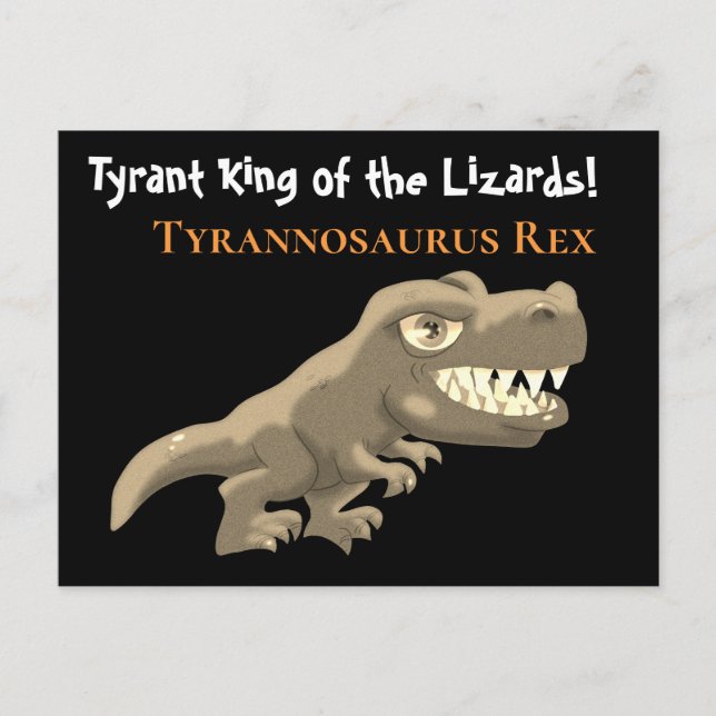Tyrannosaurus Rex Vykort (Framsida)