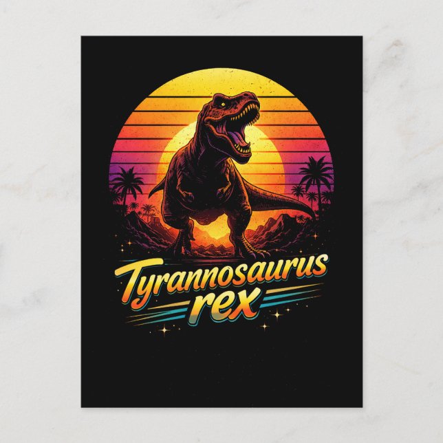 Tyrannosaurus Rex Vykort (Framsida)