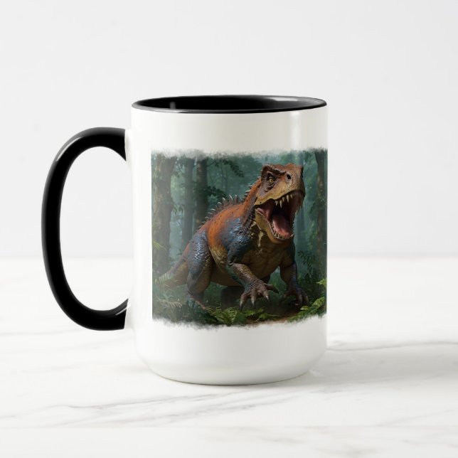 Tyrannosaurus Roligt Ecology Mugg (Vänster)