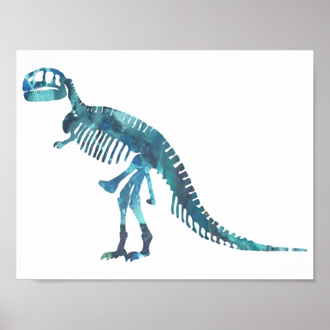 Tyrannosaurus skeleton poster (Framsidan)