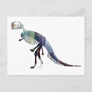 Tyrannosaurus skeleton vykort