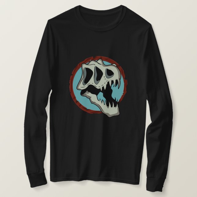 Tyrannosaurus Skull T Shirt (Design framsida)