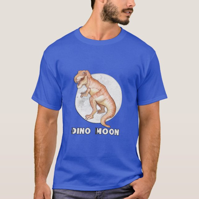 Tyrannosaurus (T-Rex) Dinosaur Art T-Shirt (Framsida)