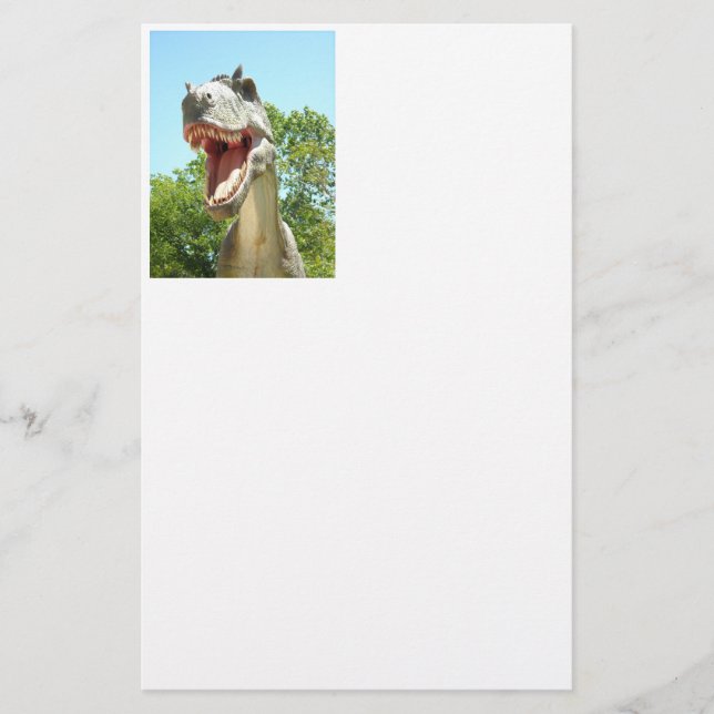 Tyrannosaurus T-Rex Dinosaur Brevpapper (Framsida)