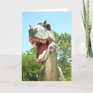 Tyrannosaurus T-Rex Dinosaur Kort