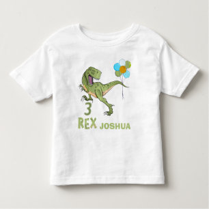 Tyrannosaurus treste Rex Dino 3:e födelsedagen T Shirt