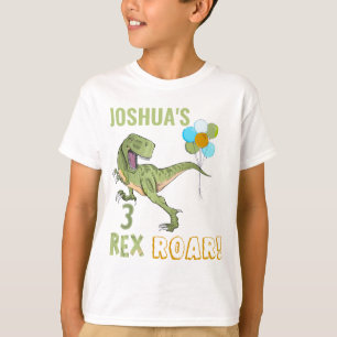 Tyrannosaurus treste Rex Dino 3:e födelsedagen T Shirt