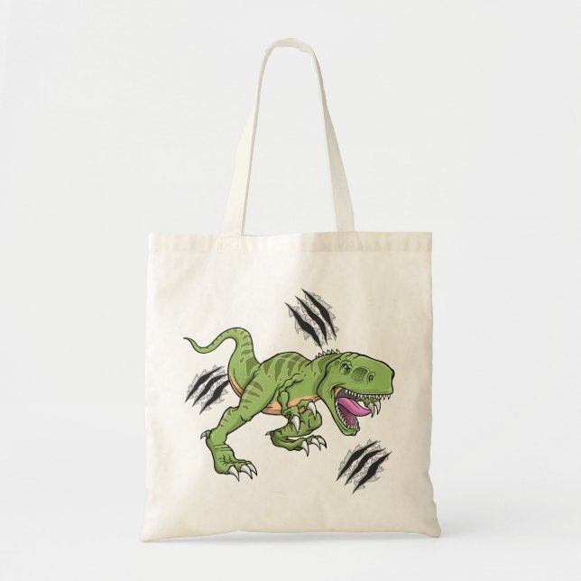 Tyrannosaurusdinosauren hänger lös tygkasse (Framsidan)