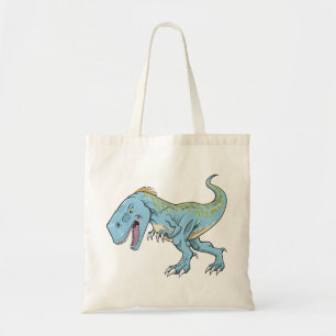 Tyrannosaurusdinosauren T-Rex hänger lös Tygkasse