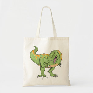 Tyrannosaurusdinosauren T-Rex hänger lös Tygkasse
