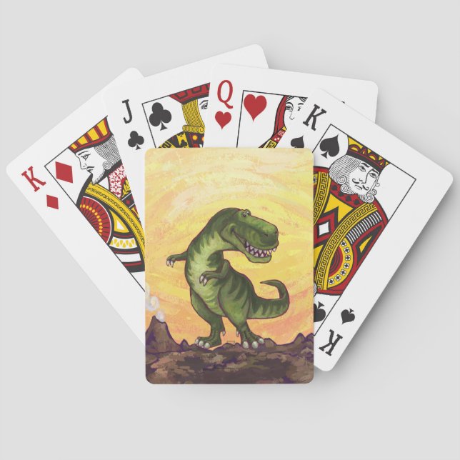 Tyrannosaurusgåvor & tillbehör kortlek (Baksidan)