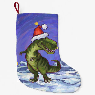 Tyrannosaurusjul Liten Julstrumpa