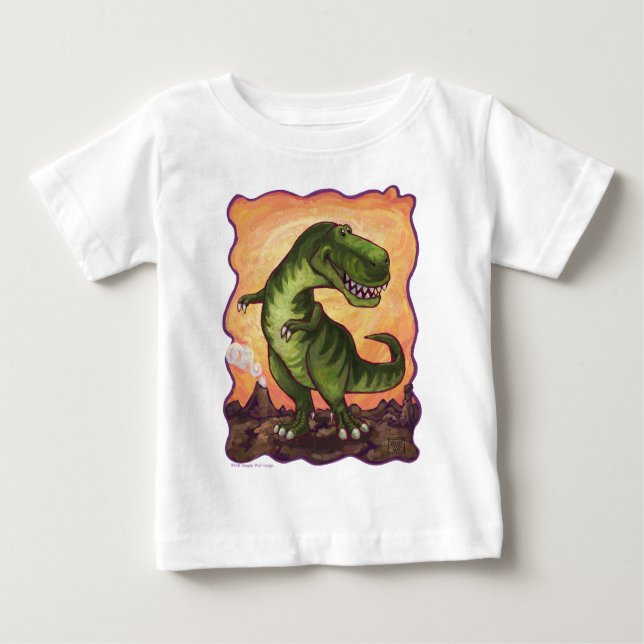 Tyrannosauruskonsttoppar Tee (Framsida)