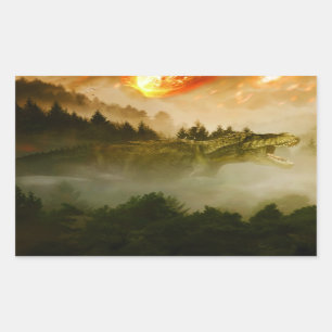 Tyrannosauruskung av den Dinos klistermärken