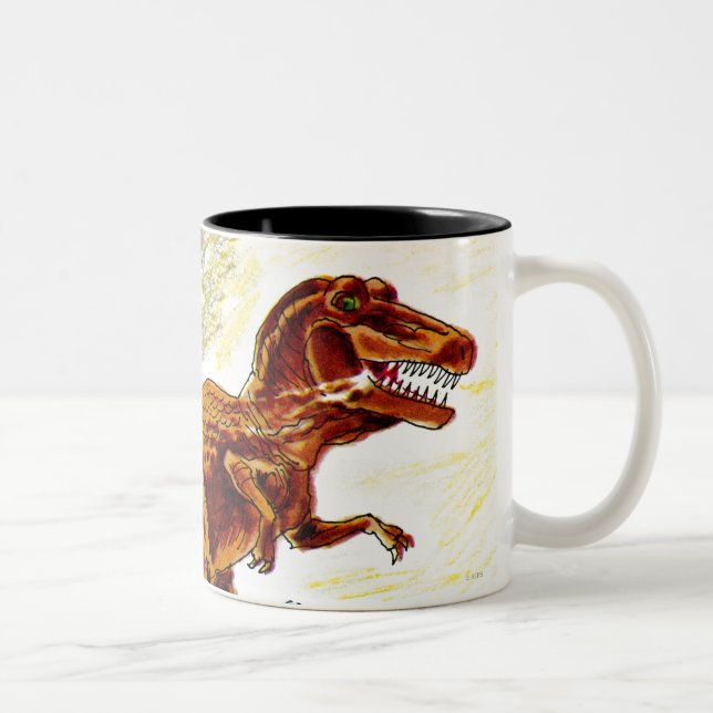 TyrannosaurusRex Dinosaur Två-Tonad Mugg (Höger)