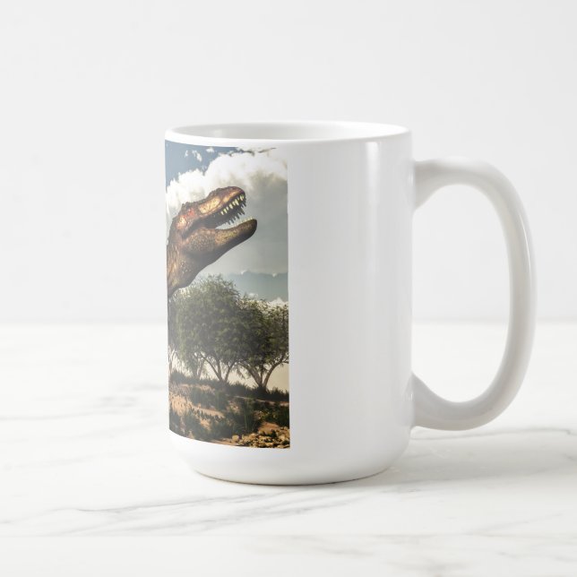 Tyrannosaurusrex och dess ägg kaffemugg (Höger)