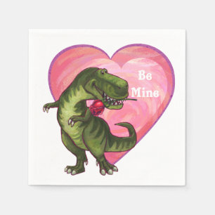 Tyrannosaurusvalentin dag pappersservett