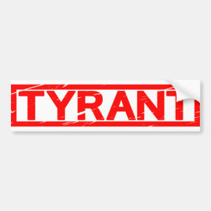 Tyrant Frimärke Bildekal
