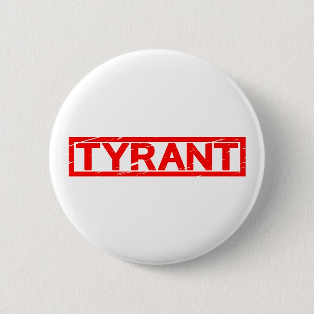 Tyrant Frimärke Knapp (Framsida)
